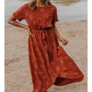 Roolee Israelson Wrap Maxi Dress